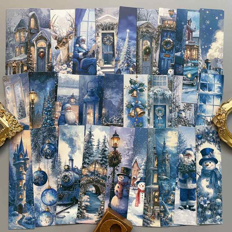 Snow Blue Note Paper 30PCS