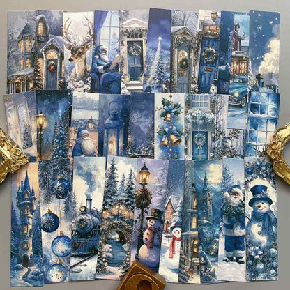 Snow Blue Note Paper 30PCS
