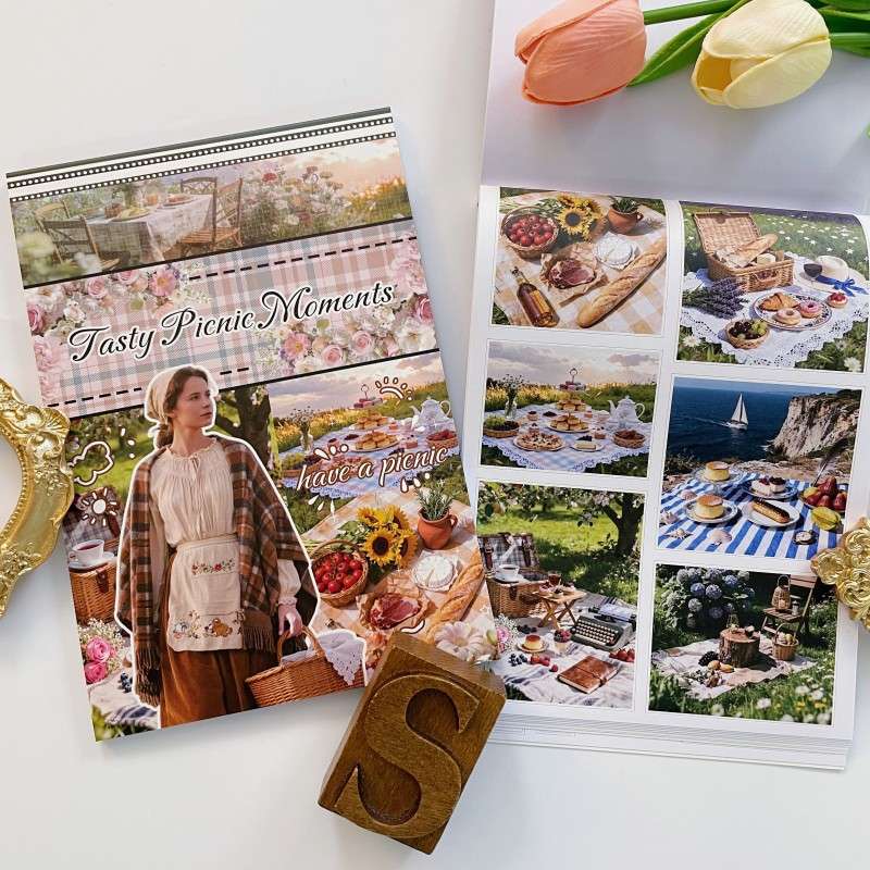 Tasty Picnic Moments Sticker Book 20Sheets