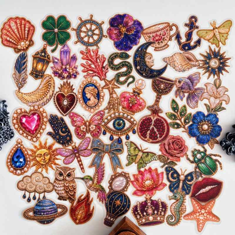 Jewel Charm Sticker 50PCS