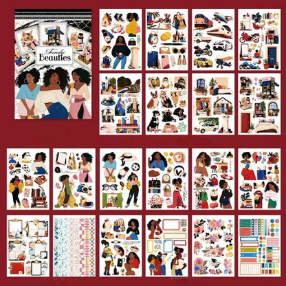 Trendy Beauties Sticker Book 20Sheets