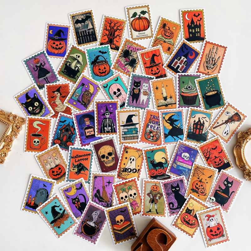 Creepy Postage Sticker 50PCS