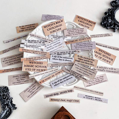 Witchy Notes Sticker 40PCS