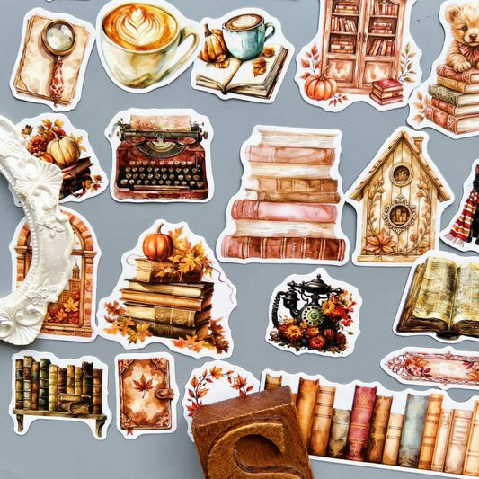 Warm Reading Days Sticker 50PCS