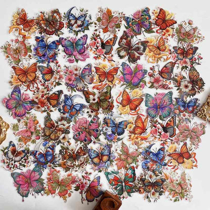 Graceful Butterfly Sticker 60PCS