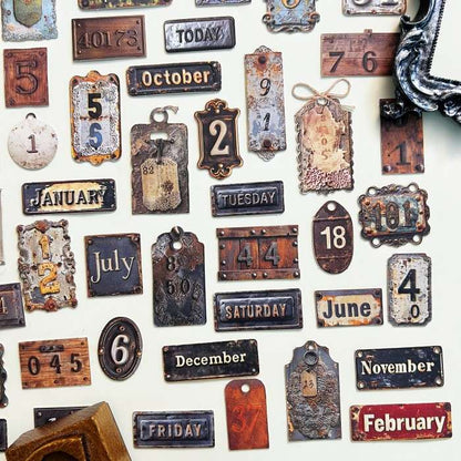 Plate Mark Sticker 60PCS