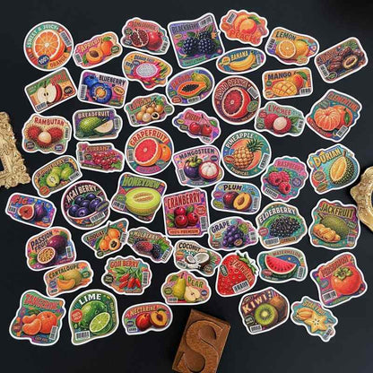 Fruit Tag Sticker 50PCS