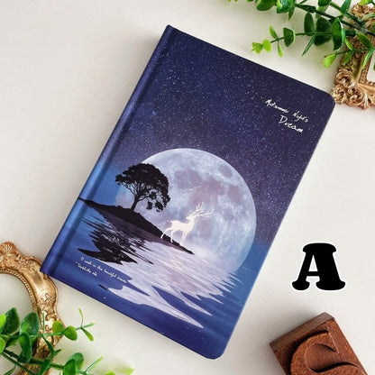 Lunar Deer Illustrated Notebook