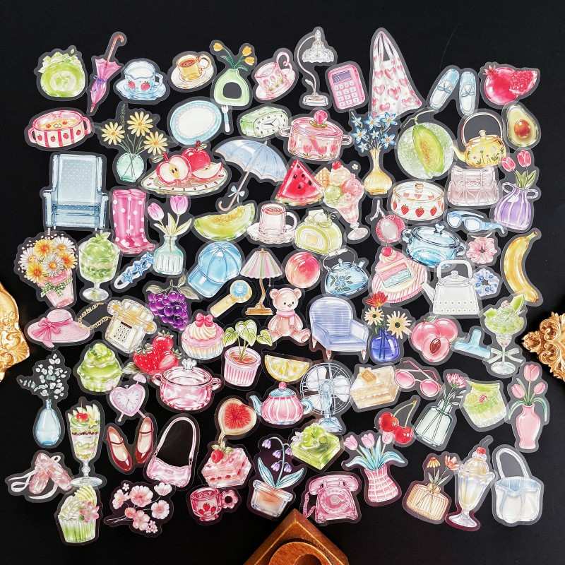 Shimmer Bazaar Sticker 90PCS