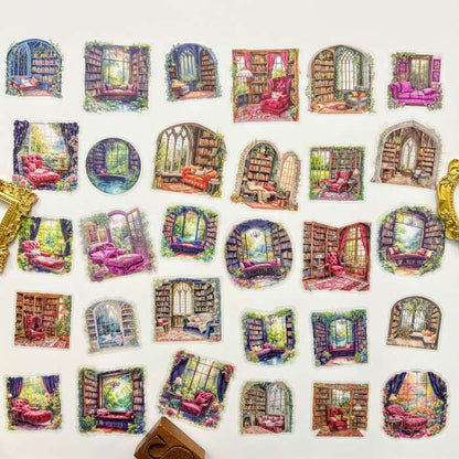 Poetic Corner Sticker 30PCS