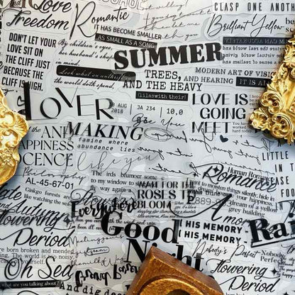Words Sticker 100PCS
