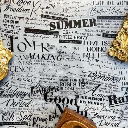 Words Sticker 100PCS