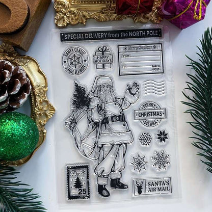Santa Express Clear Stamp