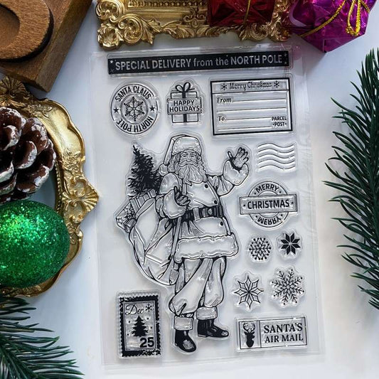 Santa Express Clear Stamp