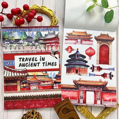Travel In Ancient Times Sticker Book 20Sheets