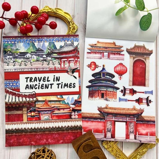 Travel In Ancient Times Sticker Book 20Sheets