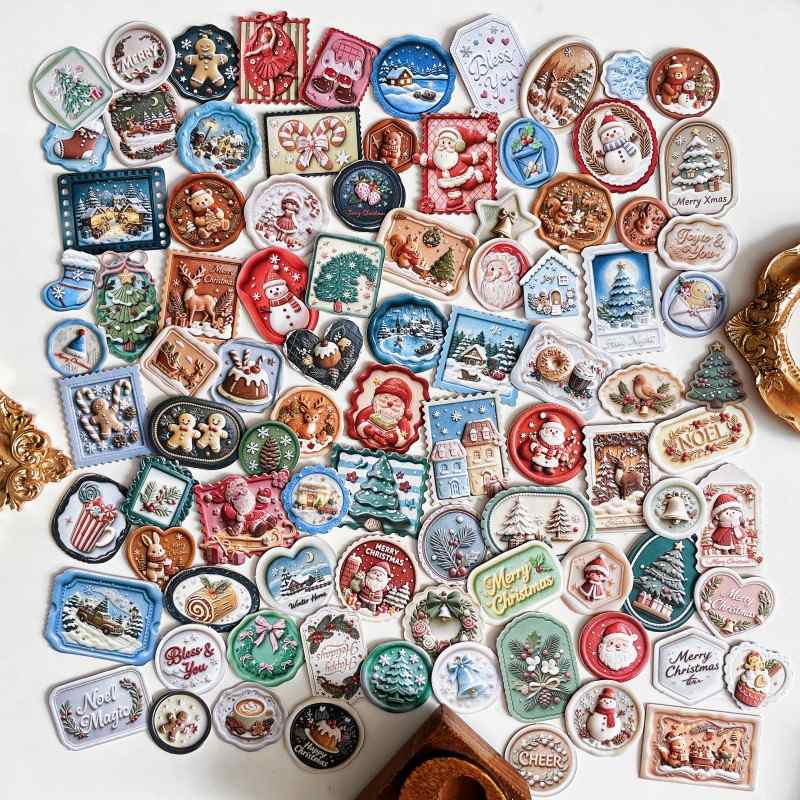 Christmas Interlude Sticker 90PCS
