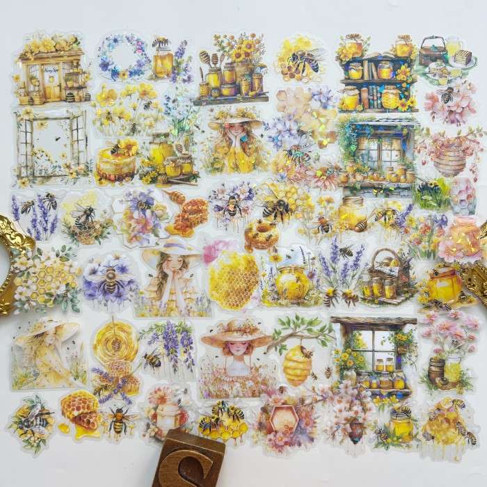 Bee's Paradise Sticker 60PCS