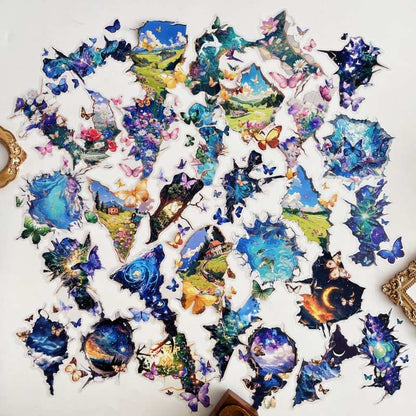 Butterfly Crack Sticker 30PCS