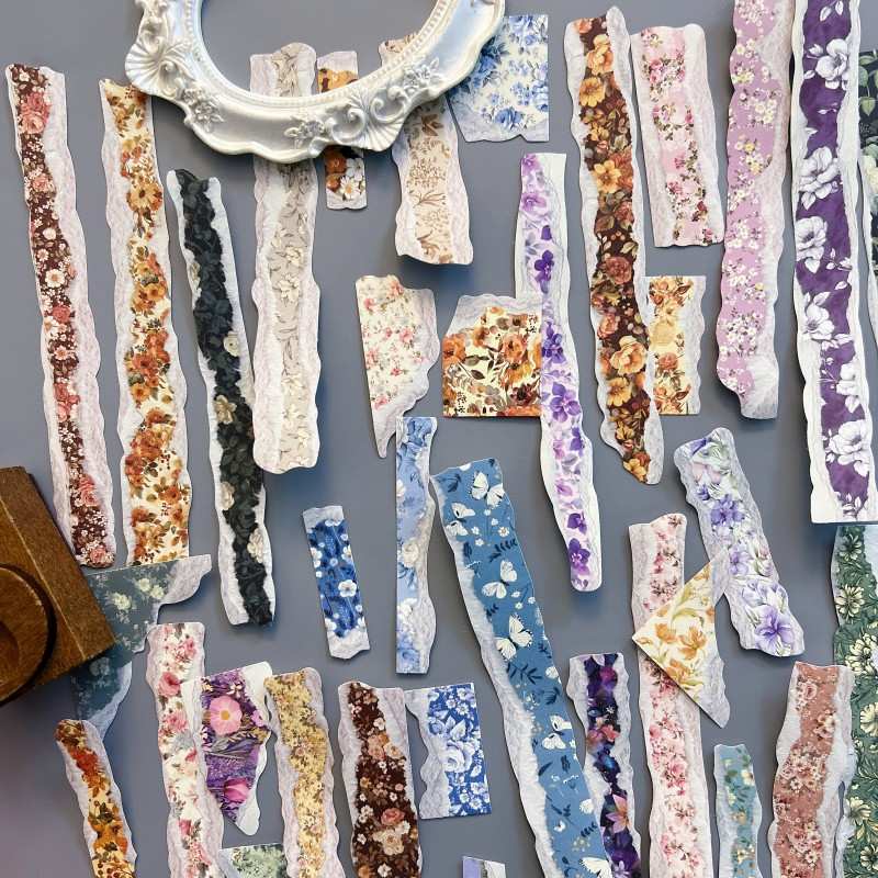 Shattered Flower Shadows Sticker 90PCS