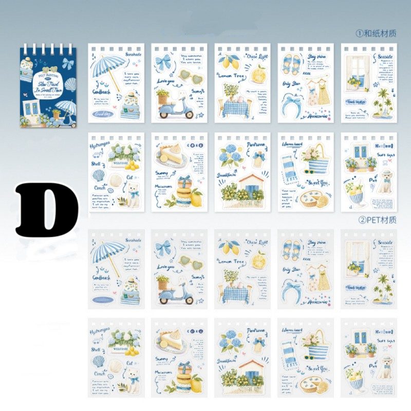 Slow Travel Sticker Book 20Sheets