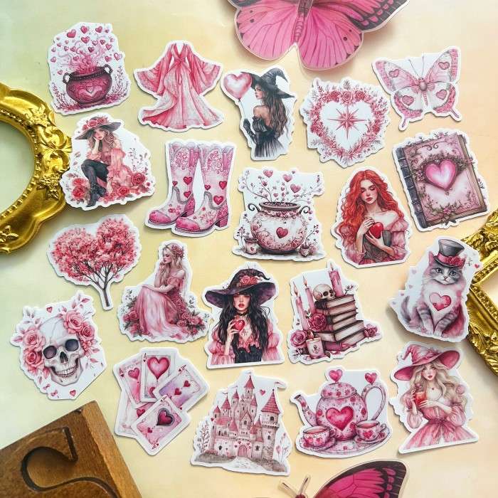 Witch's Heart Sticker 20PCS