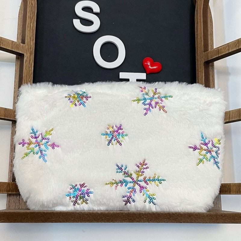 Iridescent Snow Pouch