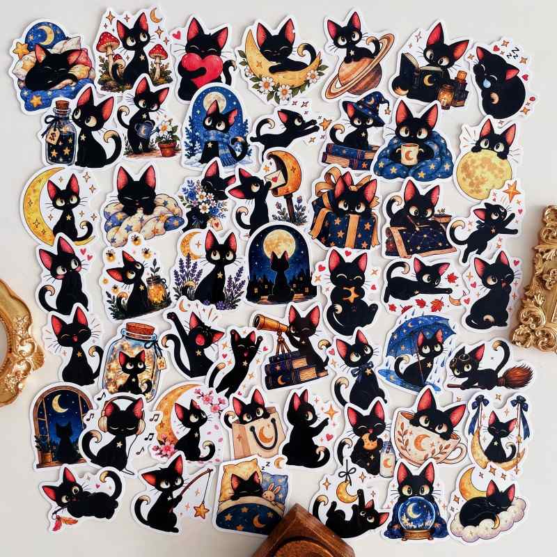 Spell Kitty Sticker 50PCS