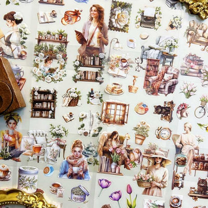 Scented Lady Sticker 12PCS