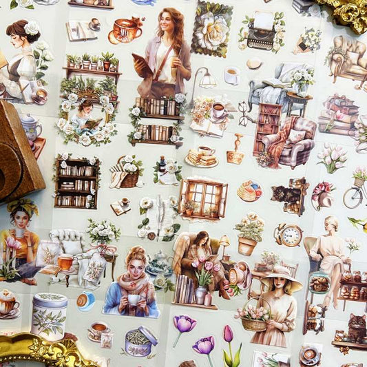 Scented Lady Sticker 12PCS