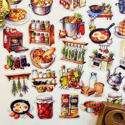 Home Flavor Sticker 56PCS