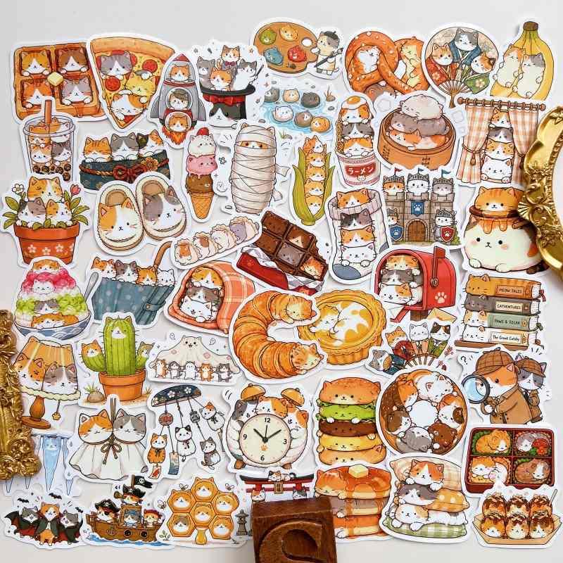Stack Kitten Sticker 50PCS