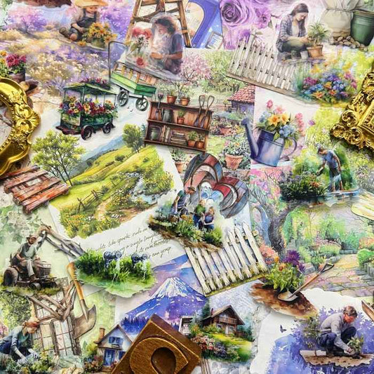 Meadow Art Ephemera Mystery Kit 115PCS