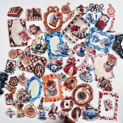 Wonderland Clockwork Sticker 60PCS
