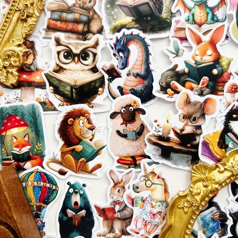 Reading Beast Sticker 50PCS