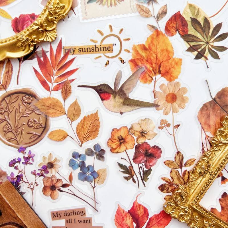 Literary Garden Sticker 50PCS