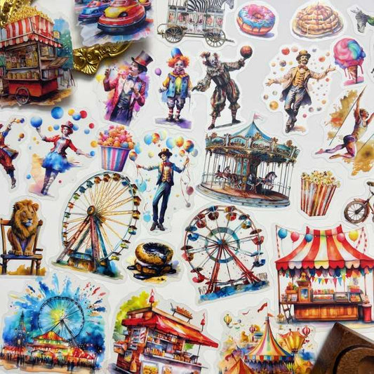 Happy Circus Sticker 60PCS