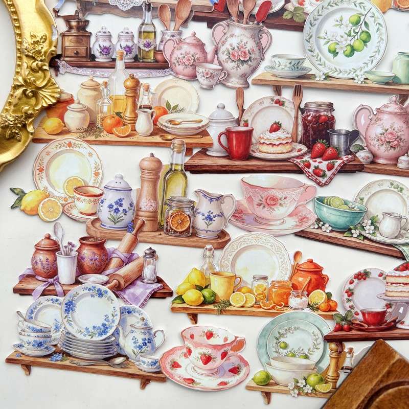 Noble Tableware Sticker 60PCS