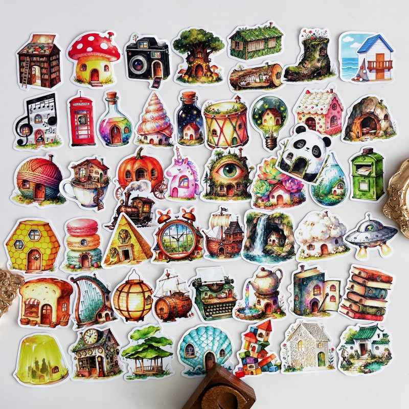 Enchanted Hut Sticker 50PCS