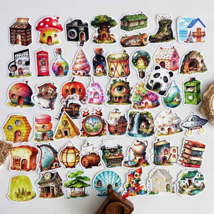 Enchanted Hut Sticker 50PCS