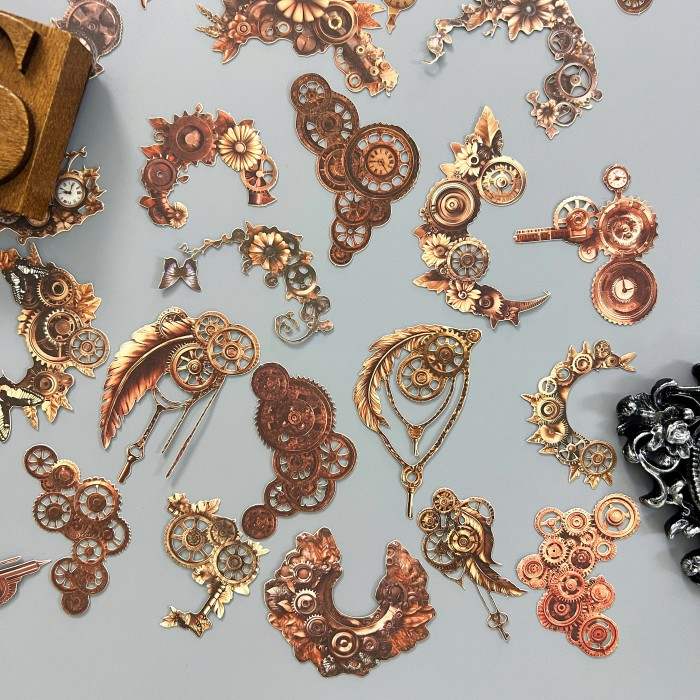 Worn Cog Sticker 48PCS – Soto Studios