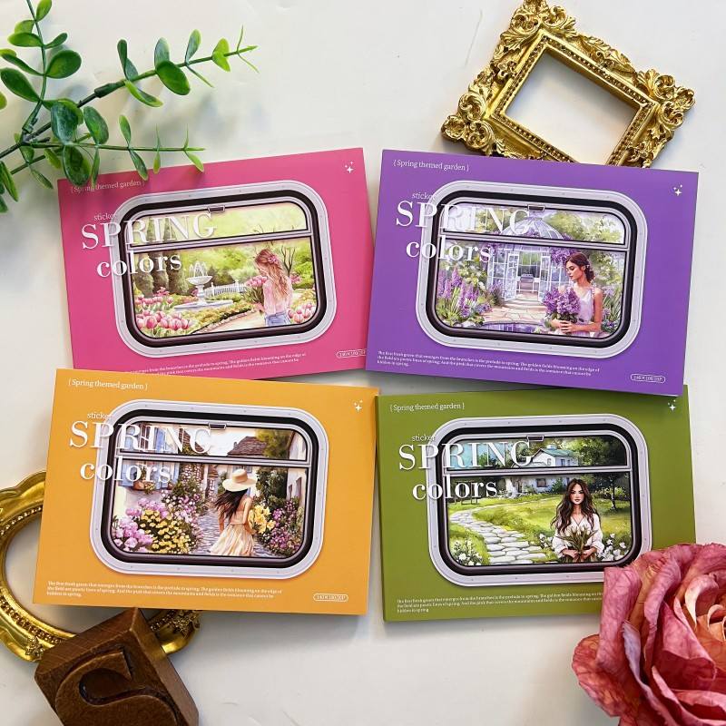 Spring Color Sticker Book 20Sheets