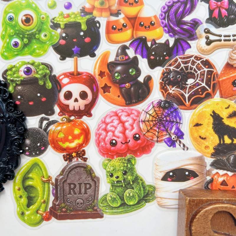 Cute Hallow Sticker 50PCS