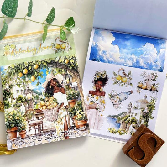 Refreshing Lemon Sticker Book 20Sheets