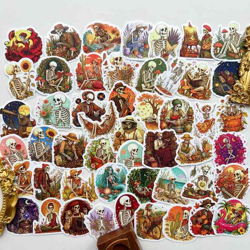Fun Skull Sticker 50PCS