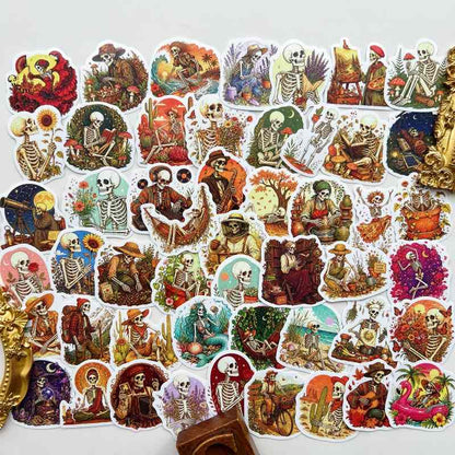 Fun Skull Sticker 50PCS