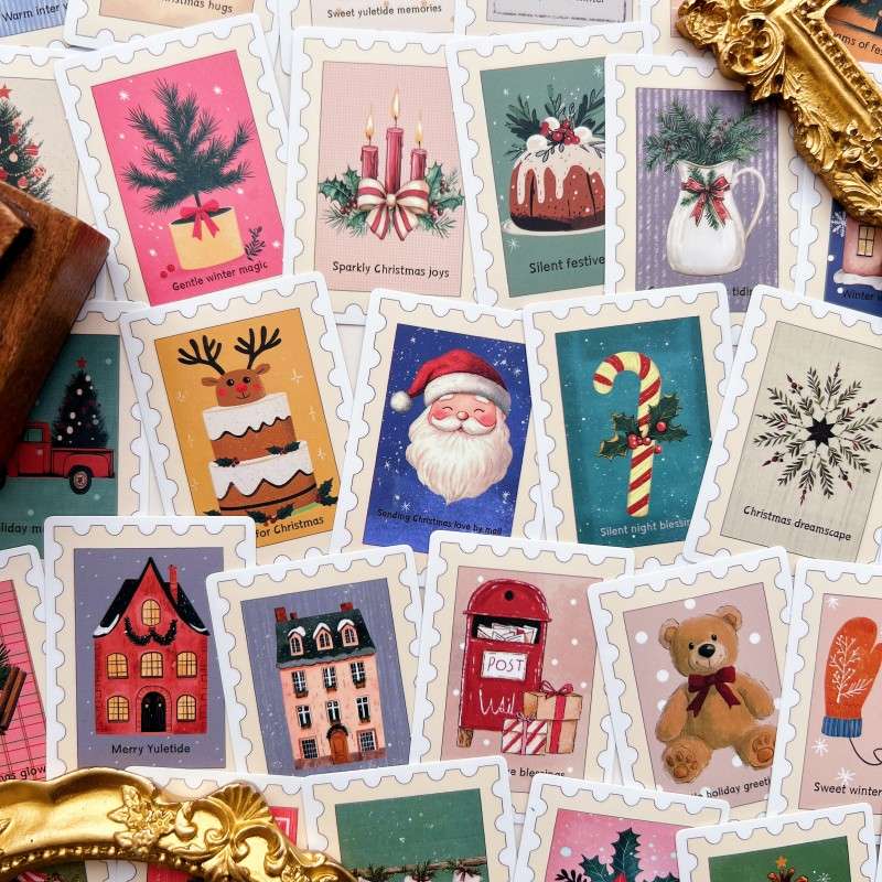 Noel Stamp Sticker 50PCS