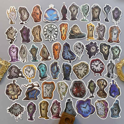 Ticking Clock Sticker 50PCS