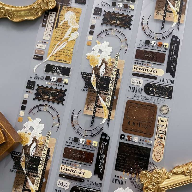 Elegant Iris PET Tape | Lin Lan Xi