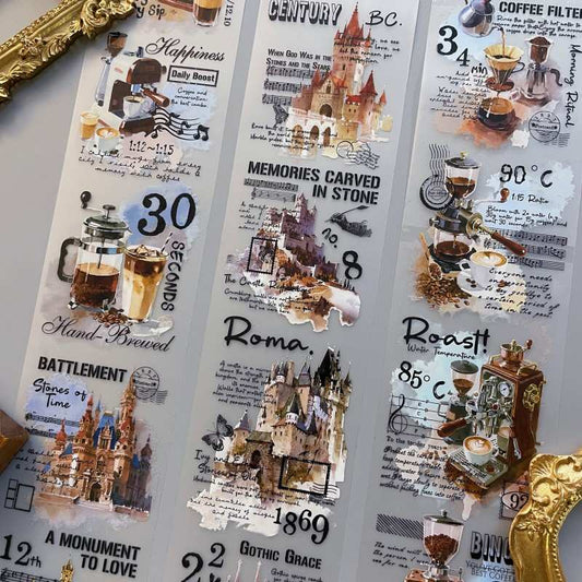 Sepia Town Tape Roll | Dan Sheng